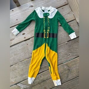 Hanna Andersson Buddy the Elf Sleeper Onesie - 18-24 months